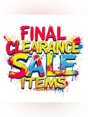 All items in this category are clearance final sales!